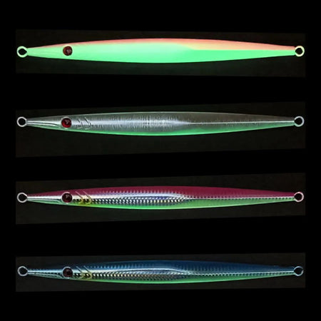 1PC NEW Sea Fishing Lure Fast Sinking JIG 60g-300g Deep Sea Metal Jigging Spoon Artificial Bait Large Gram Weight Lure Tuna