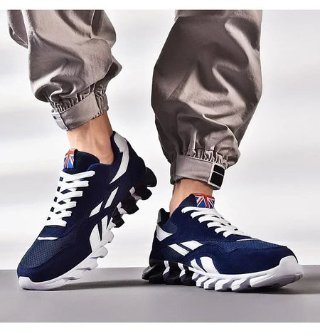 Brand Trend Size 46 47 48 Men's Wear-resistant Cushioning Thick-soled Fitness Sneakers Outdoor Breathable Running Shoes for Men