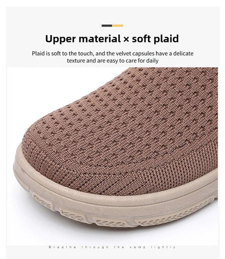 Women's Shoes Summer 2025 Breathable Single Shoes with Soft Sole Thick Sole Casual Cloth for Women Free Shippiing Shoes