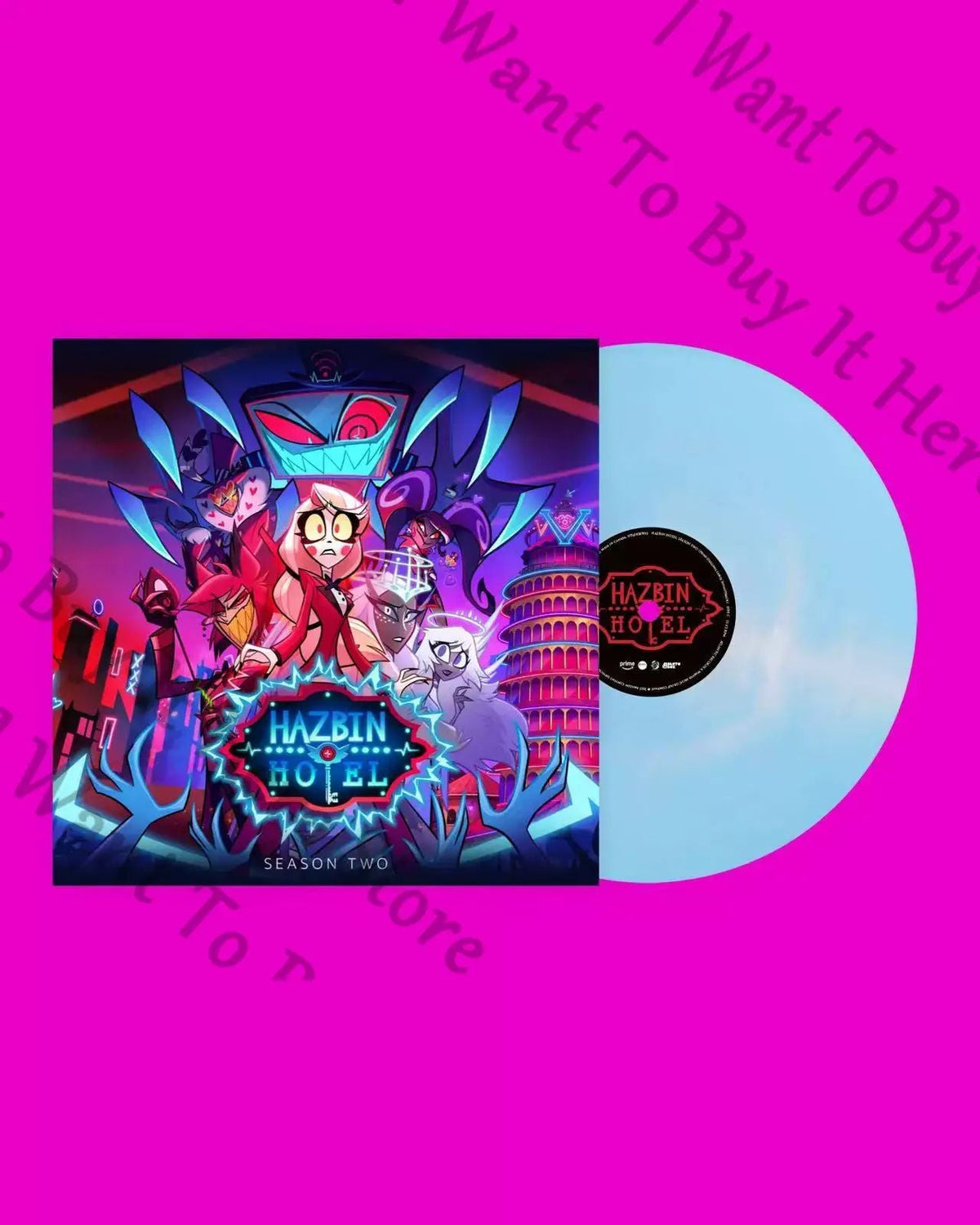 Hazbin Hotel Alastor Vox Lucifer Morningstar Angel Dust Sir Pentious Cosplay Genuine Gramophone Records Anime Vinyl Record Fans