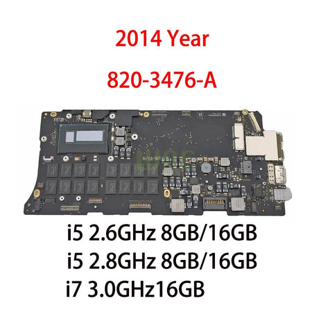 Original A1502 Motherboard For Macbook Pro Retina 13" A1502 Logic Board 2013 2014 2015 820-3536-A 820-3476-A 820-4924-A