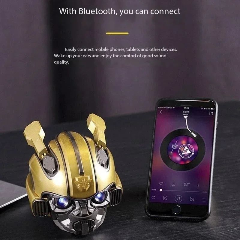 Bluetooth Speakers Bumblebee Transformers New Creative Cartoon Wireless Card Mini Outdoor Low Small Acoustics Megaphone Echo Dot