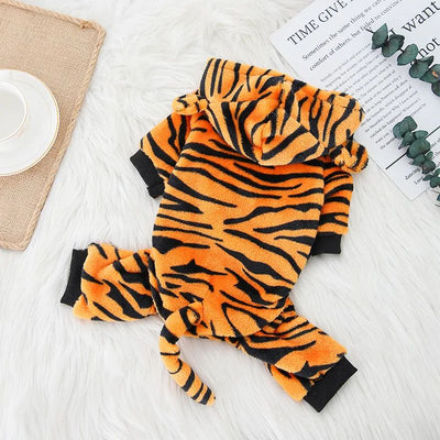 Winter Dog Clothes Warm Fleece Pet Dogs Hoodies Pet Clothes for Small Dogs Chihuahua Puppy Cats Jacket Coat Dog Jumpsuit Costume