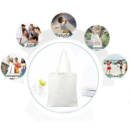 Sombr World Tour Tote Bag Shopping Bag Print Original Design White Unisex Travel Canvas Casual Bag Commuting Portable Handbags
