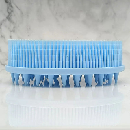 Silicone Body Brush Baby Shower Body Wash Sponge Dry Massage Bath Towel for BodyBas Body Wash Scrubber Brush Bath Back Scrubber