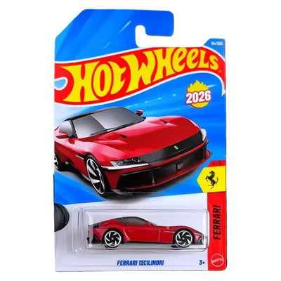 2026 D New Genuine Hot Wheels Alloy Car F1 Mclaren Ferrari Optimus Prime Bugatti Car Model Toy Ornamnet Boy Birthday Gifts