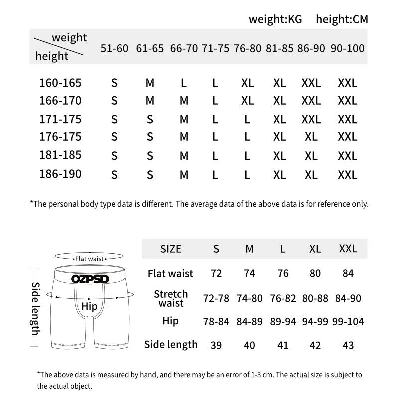 3Pcs ETHIKA Sexy Men Underwear Boxers Fashion Print Man Underpants Summer Breathable Panties Lingerie Plus Size Men Boxer Briefs