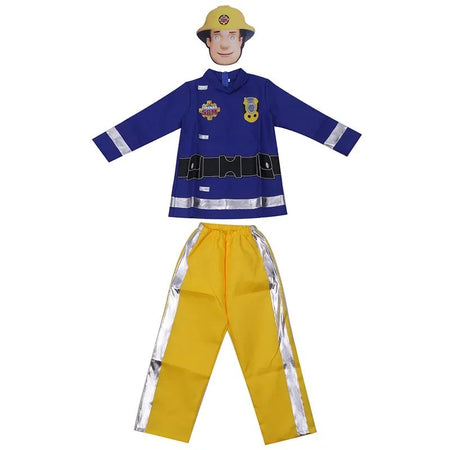 2025 Halloween Déguisement de Sam le Pompier pour Enfant, Petite Tenue de Sauvetage, Costume de Cosplay d'Halloween