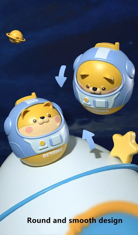 6-12 Months Old Baby Toy Animal Wobbler Baby Bell Toy Cartoon Animal Cute Shape Bell Doll Rocking Toy Newborn Birthday Gift