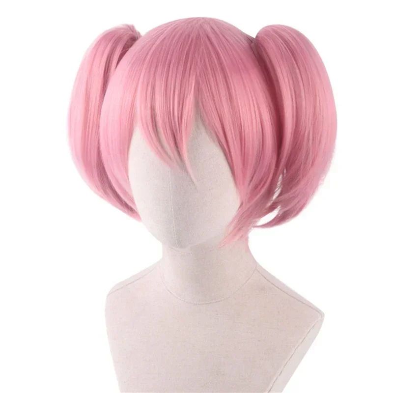Anime Puella Magi Madoka Magica Kaname Madoka Akemi Homura Miki Sayaka Tomoe Mami Cosplay Wig Halloween Role Play Synthetic Wigs