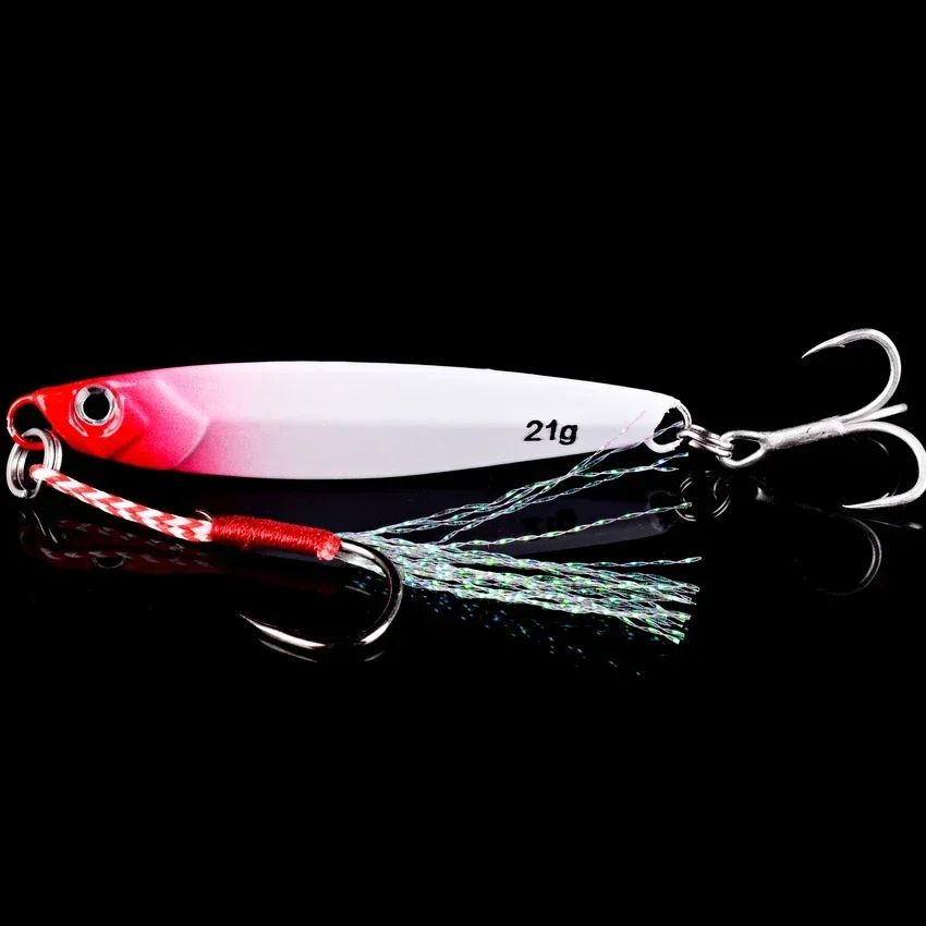 5pcs Metal Jig Fishing Lure Weights 7g-40g Trolling Hard Bait Bass Fishing Bait Tackle Trout Jigging Lure Jigs Saltwater Lures