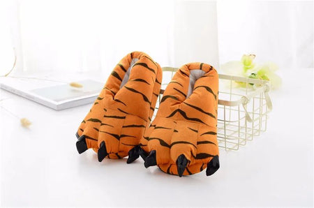 Stitch Animal Paw Slippers For Boy Girl Unisex Kids Cute Monster Claw Slippers Cartoon Soft Plush Warm Home Slippers Child Shoes
