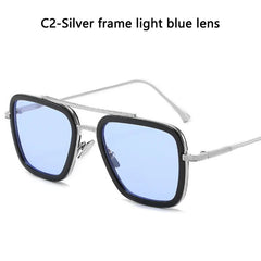 Tony Stark Glasses Men Women Sunglasses Iron man Eyewear Steampunk Sun Glasses Male Goggles