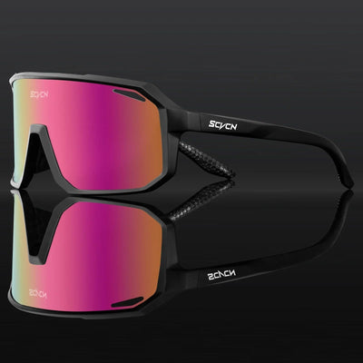 SCVCN Cycling Glasses Bike Mountain Bicycle Hiking Camping Golf UV400 Sunglasses Sport Protection Glasses for Men Women Baseball