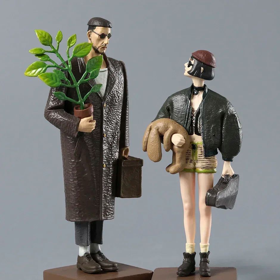 2-pack The Professional Leon Mathilda Figure Figurine Collection Model Doll Toy 14-16cm