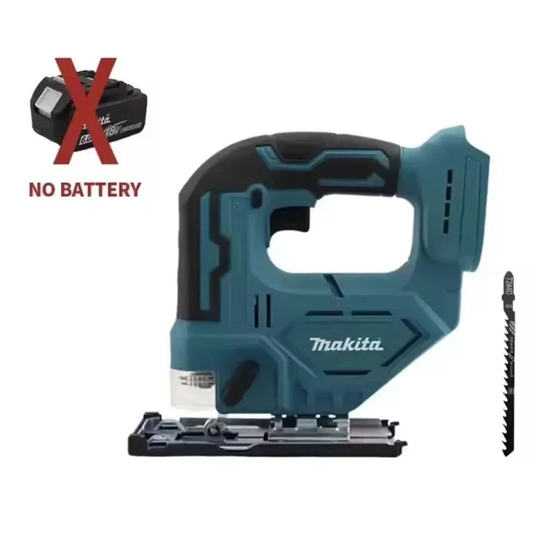 Makita DJV182Z Cordless 18V Lithium Battery Rechargeable Electric Jig Saw Curve Saw Woodworking Cutting Multifunction Saw