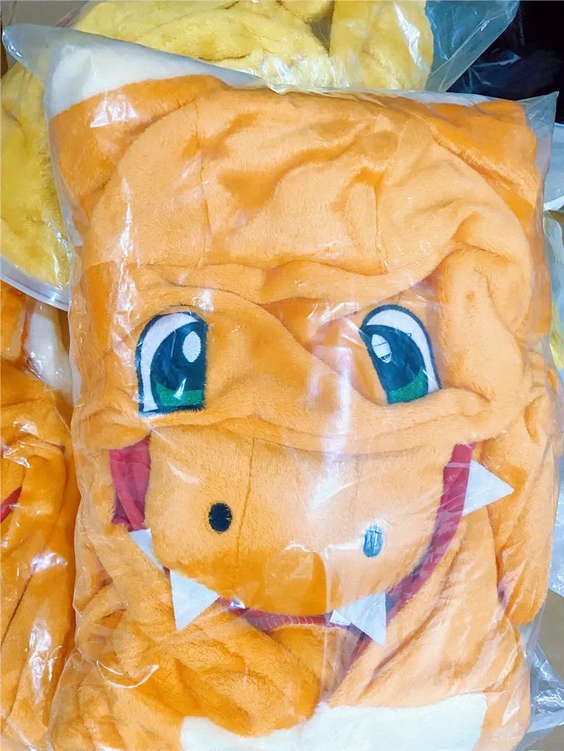 TAKARA TOMY Pokemon Jigglypuff Pikachu Gengar Snorlax Onesie Kigurumi Kids Cosplay Bulbasaur Halloween Pijama Anime Pajamas