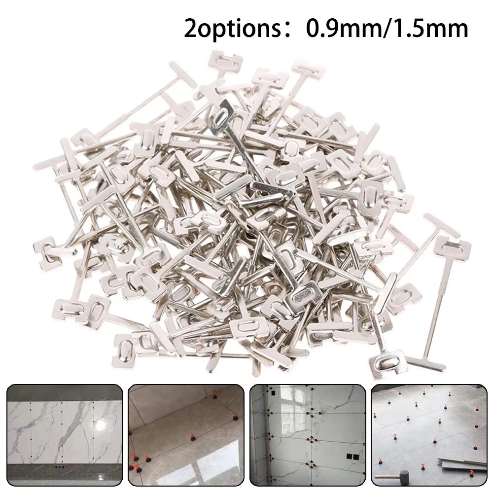 50-500pcs Tile Leveling System Replace Steel Needle For Floor Wall Ceramic Leveler Tiles Laying Construction Toolsruction Tool