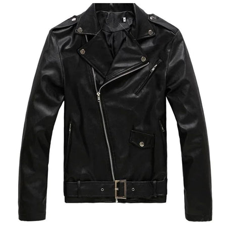 Anime The Walking Dead Negan Black PU Leather Jacket Dead City Cosplay Costume Motorcycle Coat Women Men Halloween Party Coat