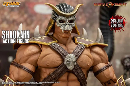 In Stock Storm Toys Mortal Kombat Final BOSS Shao Kahn DCMK14 Luxury Edition Villain Goro DCMK18 Action Figure Model Toys