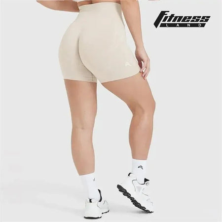 Oner Active Effortless Seamless Shorts Yoga Shorts Women Silicone Printed Sport Shorts Low Ribbed Band Scrunch Butt Shorts