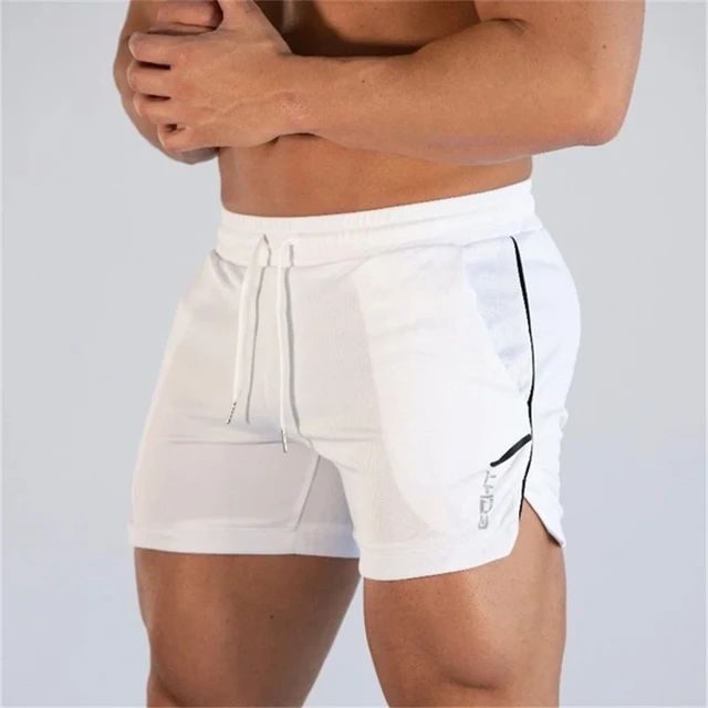 2025 NEW Fitness sports Shorts Man Summer Gyms Workout Male Breathable Mesh shorts Quick Dry Beach Short Pants men Sportswear