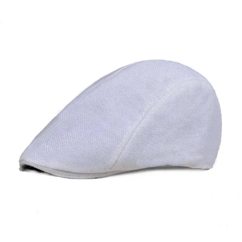 2025 New Classic Hat for Men Caps Vintage Retro Tweed Peaky Blinders Beret Hat Flat Peaked Cap Street Hats for Women Men