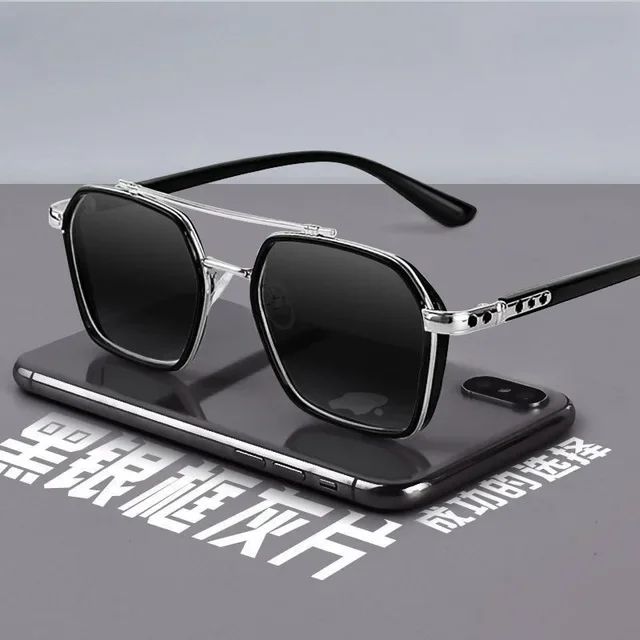 Trendy Sunglasses for Men Professional Day Night Driver Sun Glasses Male Fashion Vintage Eyewear Shades UV400 Protection