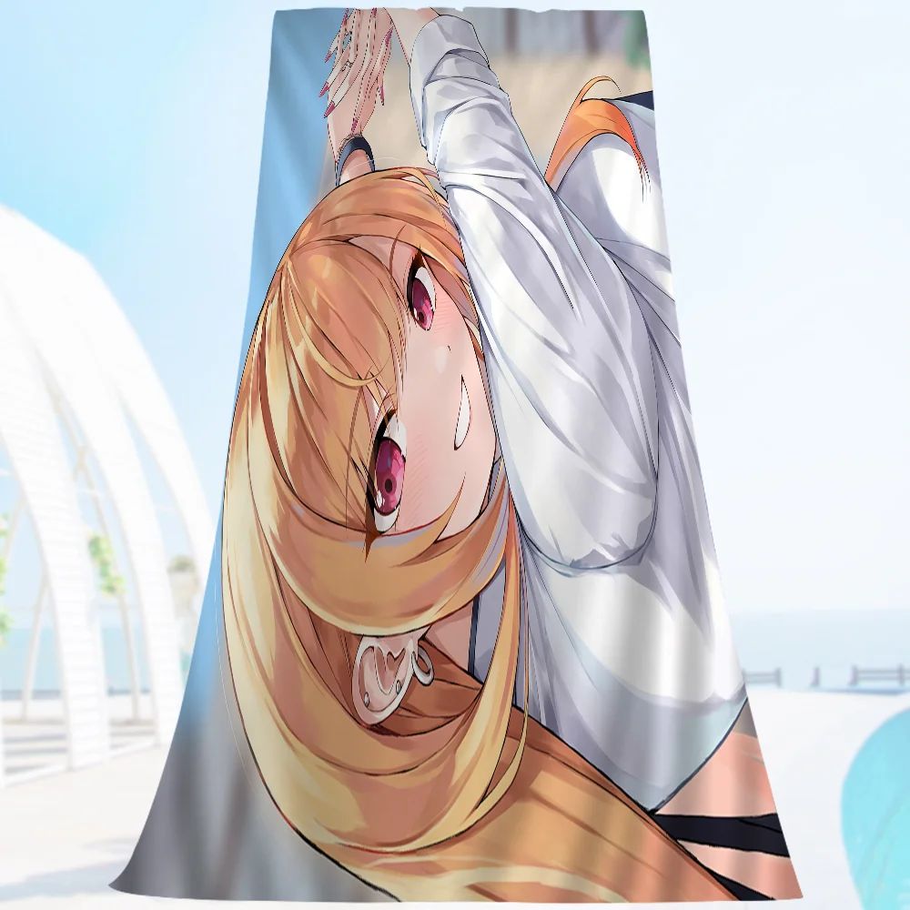 My Dress Up Darling Cartoon Beach Towel Cute Kawaii Room Decor Bath Girls Children Hand Towels For Bathroom Shower