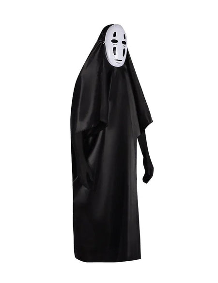 Japanese No Face Man Cosplay Costume Unisex Halloween Anime Carnival Party Adult Clothing Including Ghost Mask Gloves Comic Con