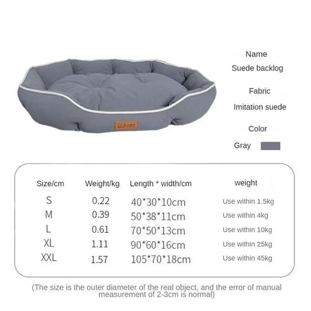 Winter Dog Cat Bed Pet Dog Sofa Bed Square Pet Dog Beds Bed For Large Pet Nest Kennel For Be Universal Custom Suede Dog Beds Mat
