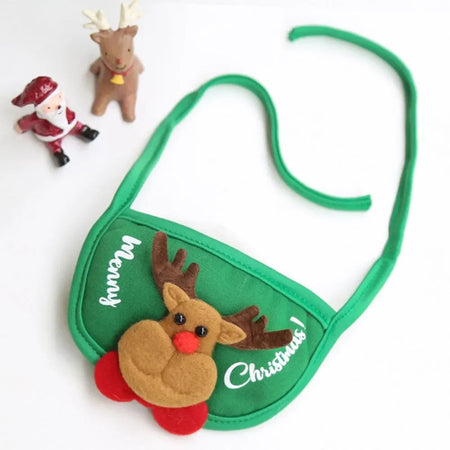 1Pcs Funny Dog Christmas Hat Pets Santa Bibs New Year Party Cosplay Costume Puppy Cap Cute Cats Bandana Clothes Accessories Gift