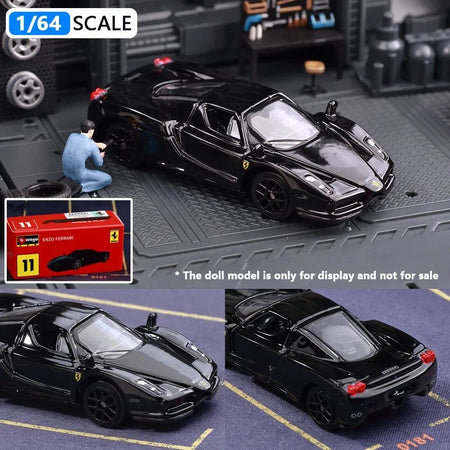 Bburago 1:64 Porsche 911 Gt2 Lamborghini Ferrari SP3 812 1959 Cadillac Miniature Alloy Diecast Car Model Collection Toy Gifts