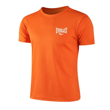 2025 Men's Summer Exercise Trainning Boxing T-shirts High Grade Breathable Quick Dry Short Sleeved Top Marathon Gym Fitness Tees