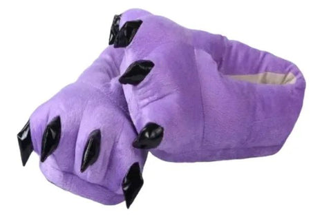 Stitch Animal Paw Slippers For Boy Girl Unisex Kids Cute Monster Claw Slippers Cartoon Soft Plush Warm Home Slippers Child Shoes