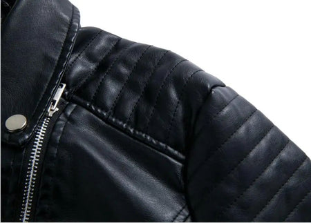 Black Women Faux Leather Jacket Spring Autumn Zipper Casual Pu Coat Female Biker Outerwear Ladies Clothes S-XXXL