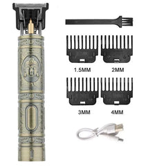 Electric Vintage Shaver Barber Cordless Hair Cutting Machine USB Charging Hair Trimmer Portable Hair Clipper Suitable For Men