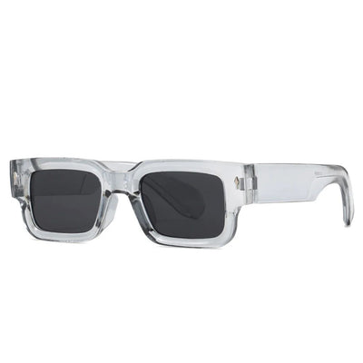 Retro Men Square Sunglasses For Women Vintage Luxury Rivet Designer Sun Glasses Fashion Arrow Shades UV400 Eyeglasses