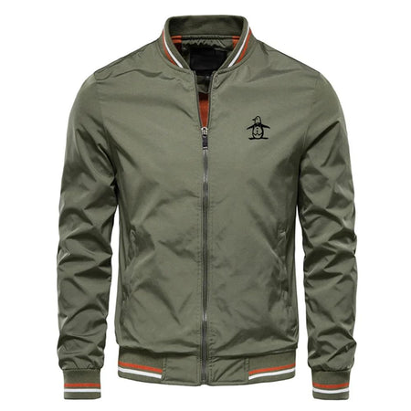 New/Korean/Golf/Men's stand up collar jacket zipper sportswear, Spring and Autumn fashion men's outdoor casual zipper jacket