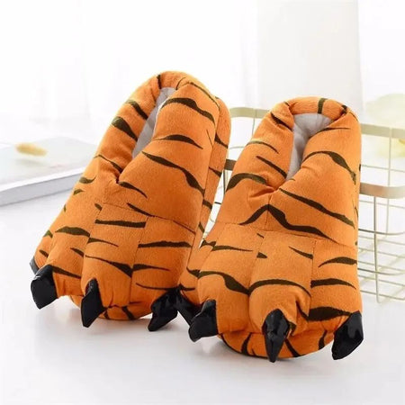 Stitch Animal Paw Slippers For Boy Girl Unisex Kids Cute Monster Claw Slippers Cartoon Soft Plush Warm Home Slippers Child Shoes