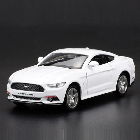 1:36 Ford Mustang GT Toy Car Model Replica Scale Metal Diecast Miniature Art Vehicle Figure Collection Xmas Gift Boy Toy