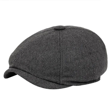2025 New Classic Hat for Men Caps Vintage Retro Tweed Peaky Blinders Beret Hat Flat Peaked Cap Street Hats for Women Men