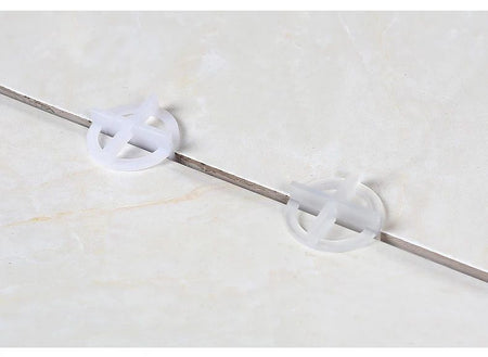100Pcs Porcelain Tile Spacers Clips Wedge Ceramic Leveling System For Floor Wall Tile Gap Leveling System Construction Tools