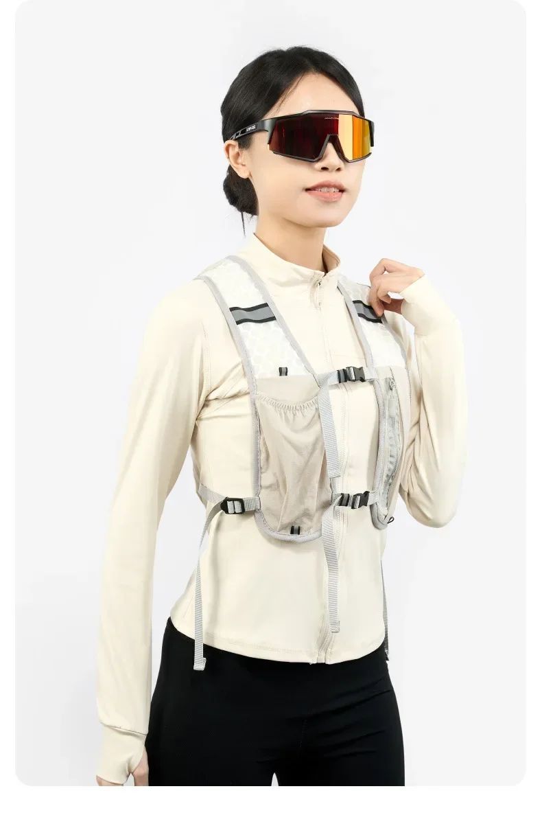 Cycling Running Hydrating Vest Ultralight Breathable Hydrating Backpack Bicycle Water Bag Outdoor Hiking Marathon Sports Vest