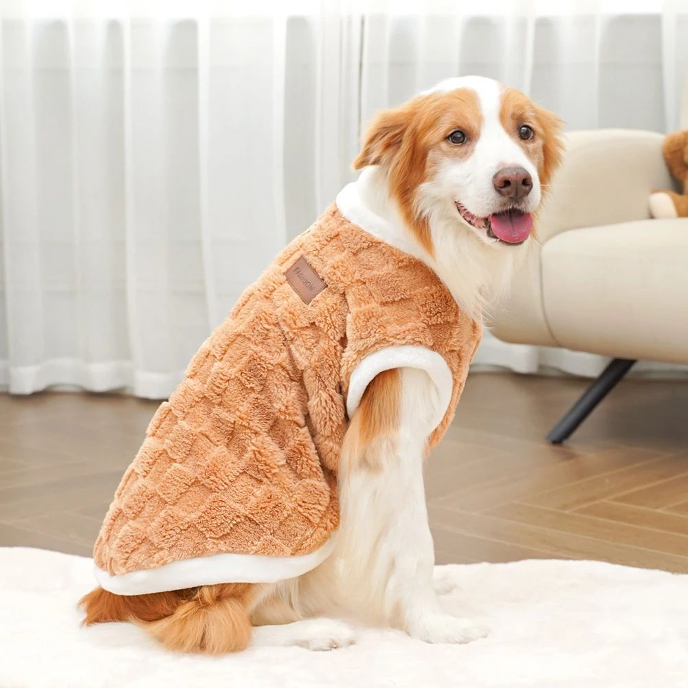 Pet Accessories Winter Dog Clothes for Dogs S-6XL Warm Dogs Coat Schnauzer Pug Clothing Sweatshirts Casual Dog Cat Clothing