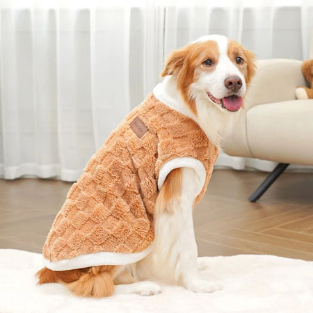 Pet Accessories Winter Dog Clothes for Dogs S-6XL Warm Dogs Coat Schnauzer Pug Clothing Sweatshirts Casual Dog Cat Clothing