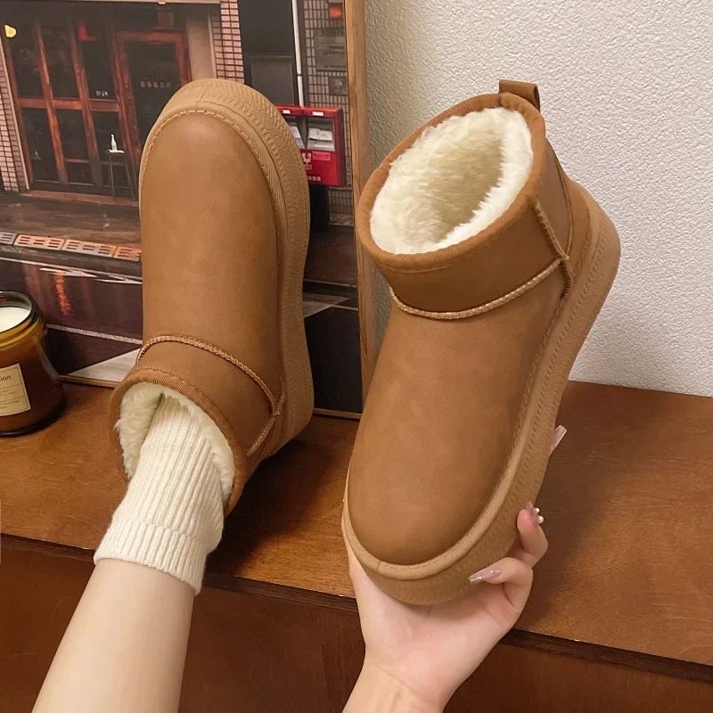 New Winter Fashion Model Thick-soled Warm Snow Boots Plus Velvet Sexy Cotton Shoes Comfortable Casual Women Boots Zapatos Mujer