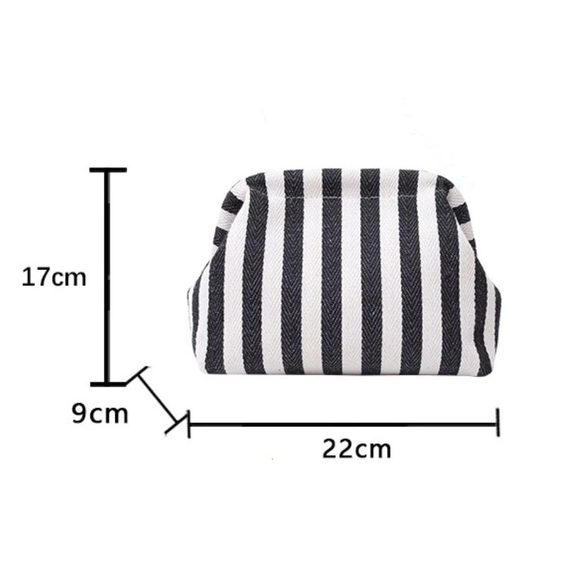Casual Colorblock Bag Ladies Ruched Cloud Purse Summer Woven Crochet Purses for Women Beach Clutch Handbags 2025 Dumpling Hobo