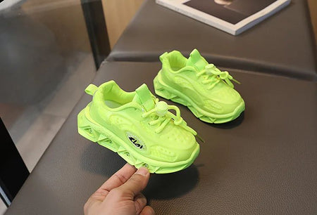 Baby Shoes2025 Spring Autumn New Boys and Girls Light Up Clunky Sneaker Small and Medium-sized Children's Soft Soled Baby Shoes