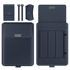 Pu Leather Laptop Sleeve Bag Case For Macbook Air Pro 13 14 16 M3 M2 M1 Notebook Cover For Huawei Dell HP ASUS Lenovo 15 17 Inch